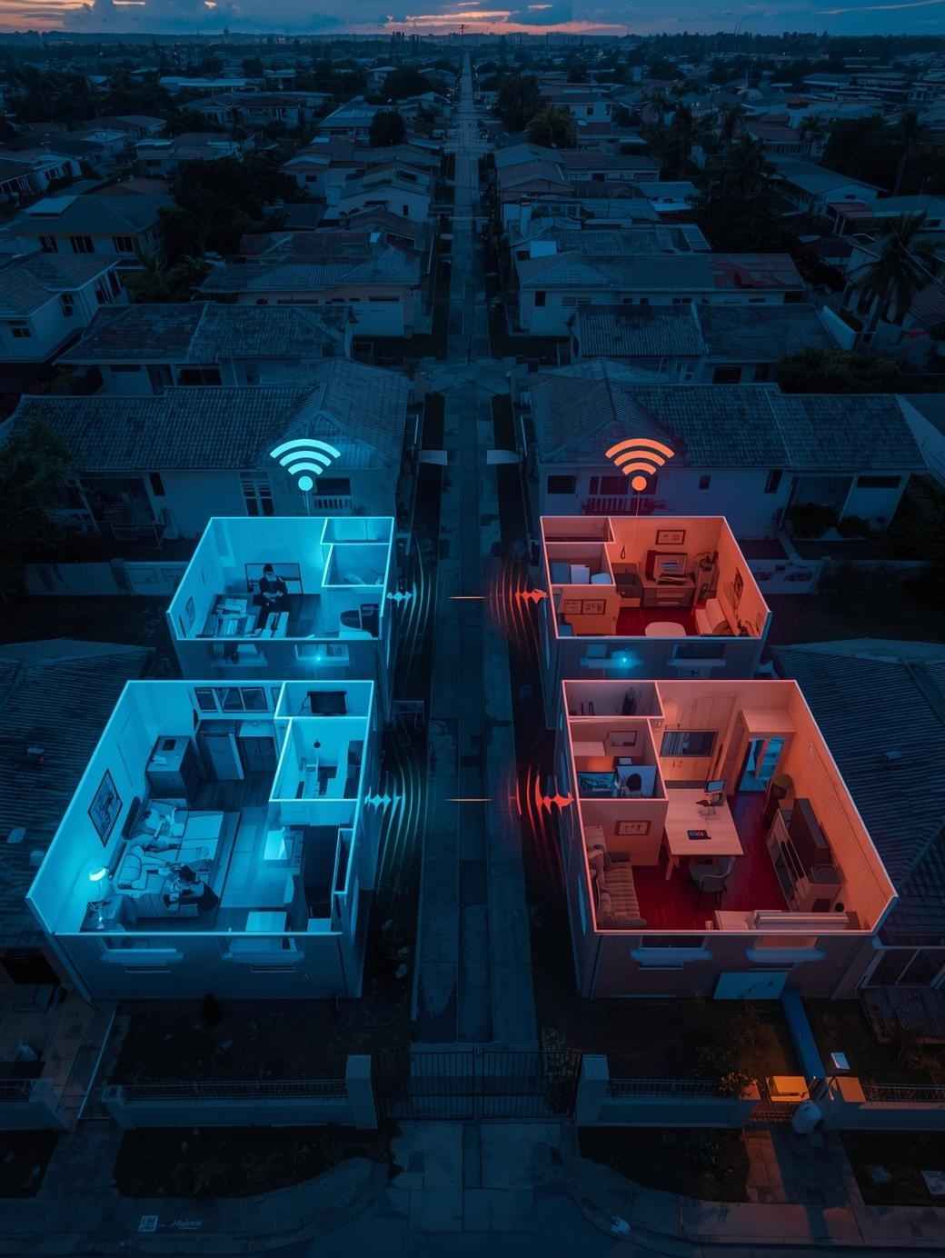 Desenho Animado Roteador na Casa